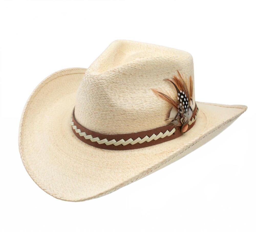 NEW CHARLIE 1 HORSE women's road runner straw cowboy hat in toasted